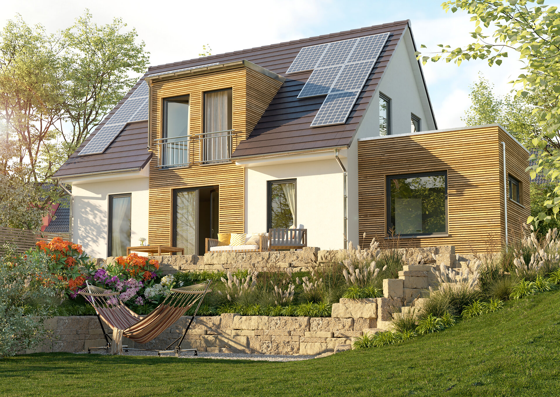 Final_Ext_Einfamilienhaus_Flair_125_Kubus_GardenView_Cam001_Holz