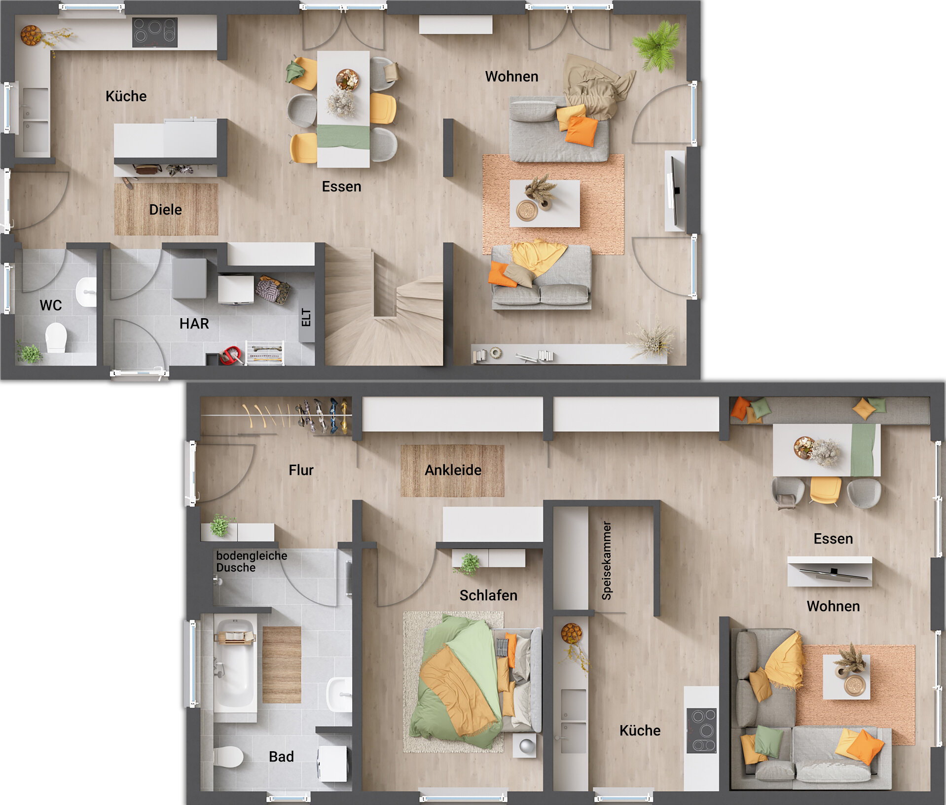 Grundriss_Einfamilienhaus_Aura_125_EG_Mehrgenerationen-geschnitten