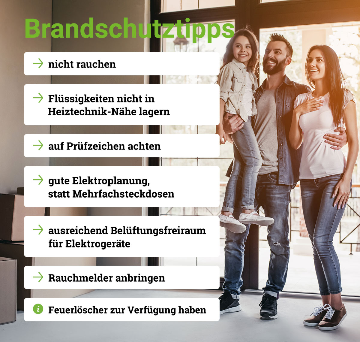 Infografik-Brandschutztipps