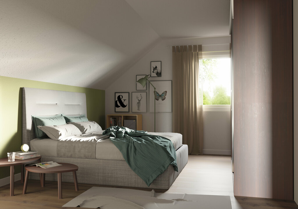 Schlafzimmer im Dachgeschoss