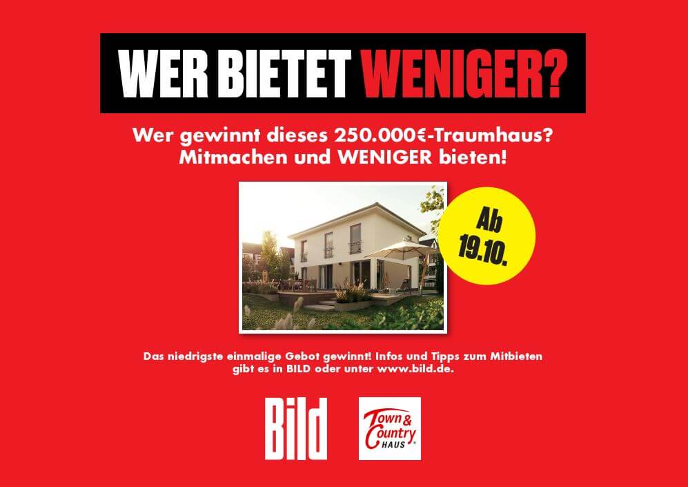 Hausversteigerung Bildzeitung und Town und Country Haus