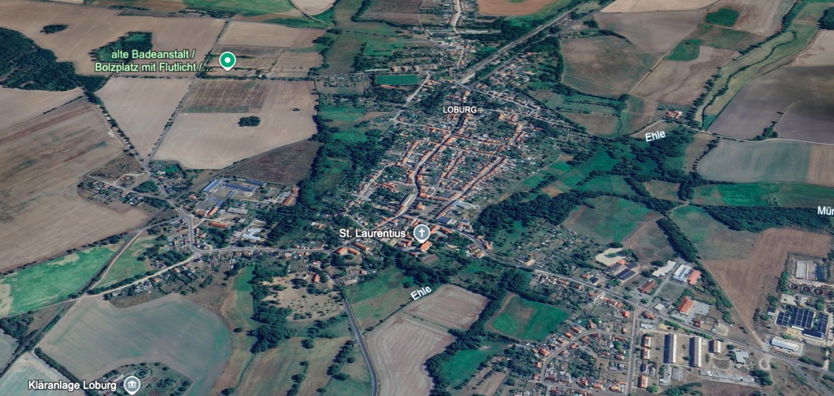 Loburg aus der Vogelperspektive