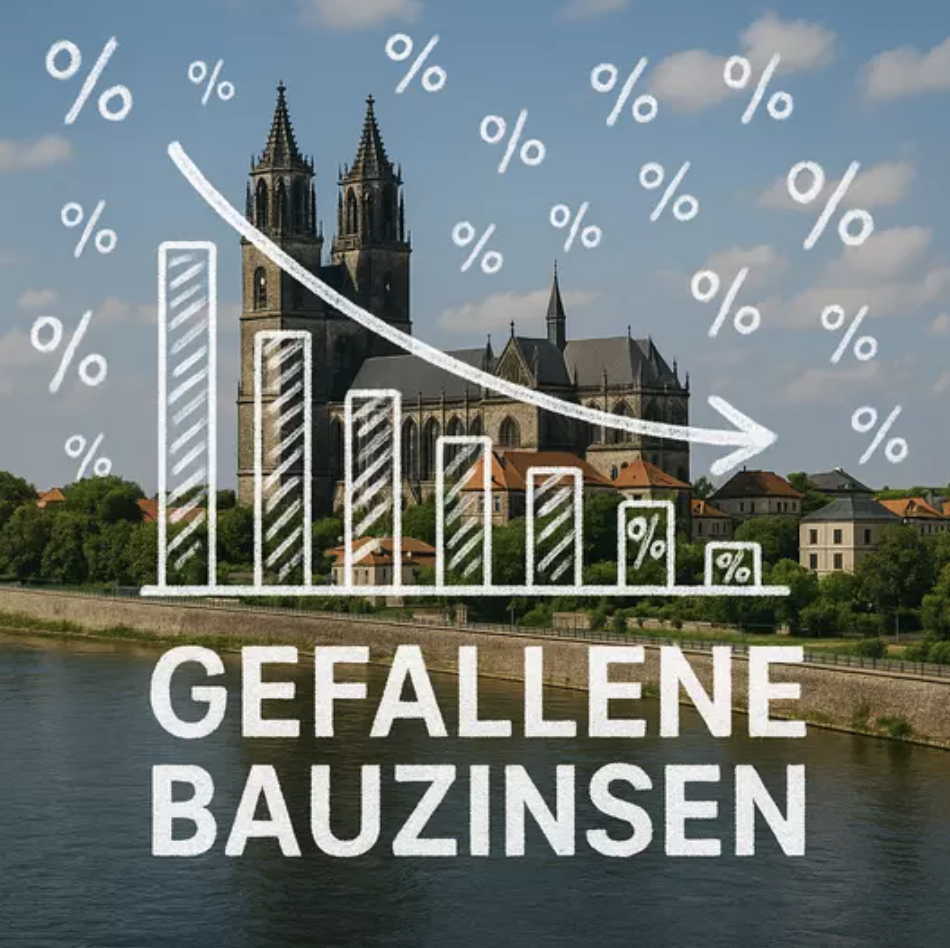 Sinkende Bauzinsen in Magdeburg 2025