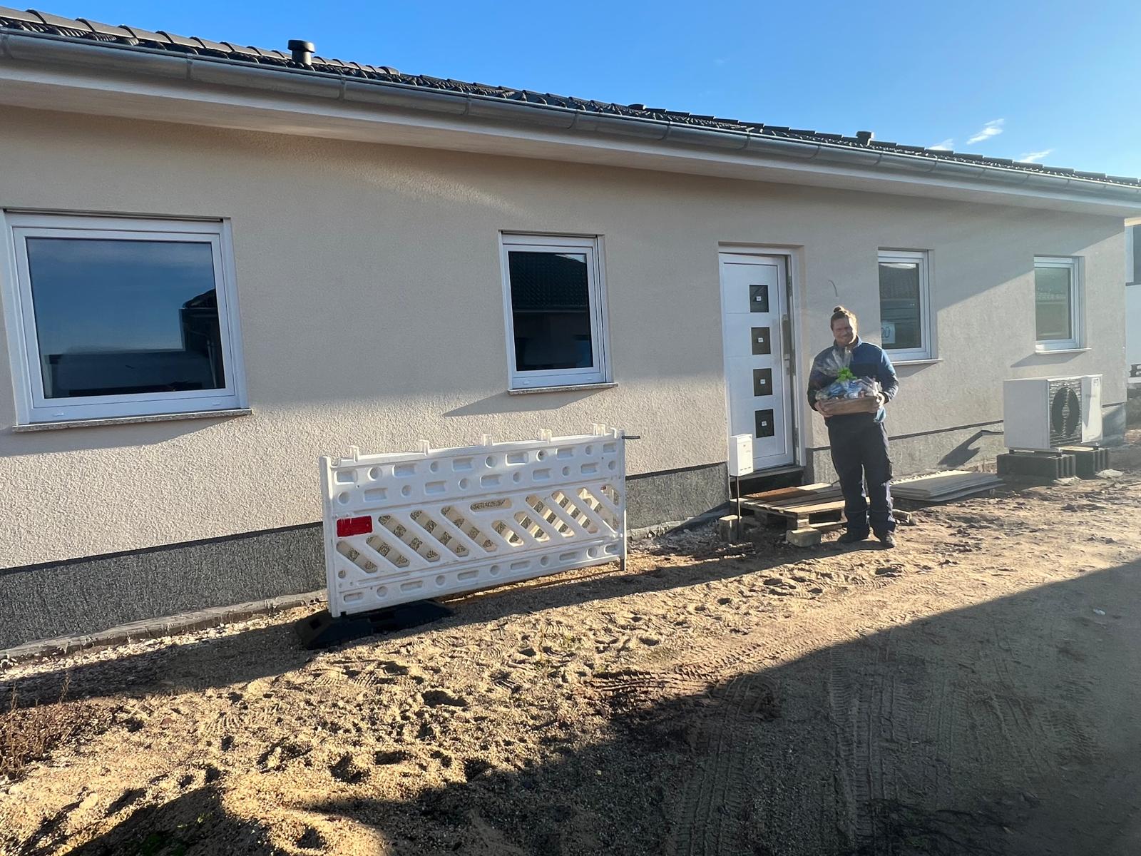 Hausübergabe Bungalow 110 in Niegripp Bungalow 110 n Niegripp Hausübergabe