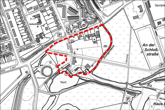 Lageplan Neubaugebiet Park Quatier Hoevel