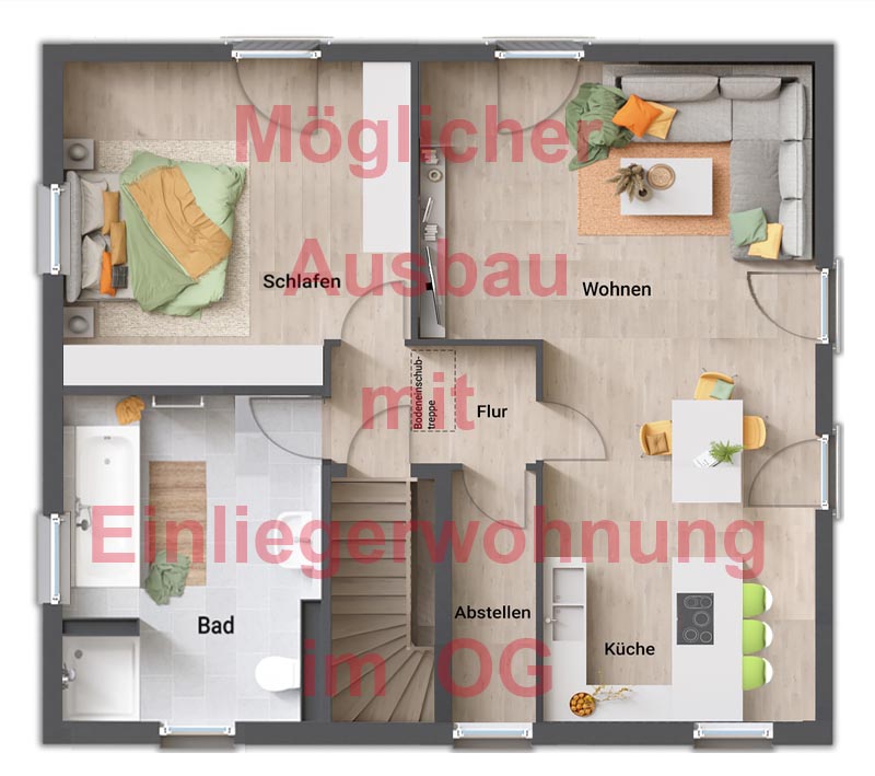 Möglicher Grundriss OG