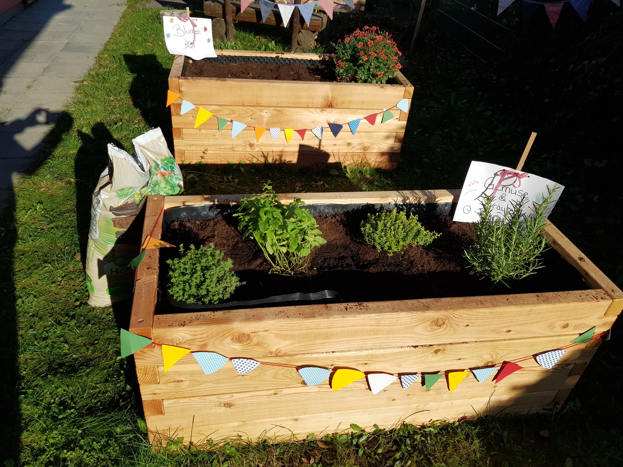 Bepflanzte Hochbeete Bepflanzte Hochbeete